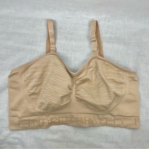 Kindred Bravely Sublime Hands Free Pumping & Nursing Bra Beige